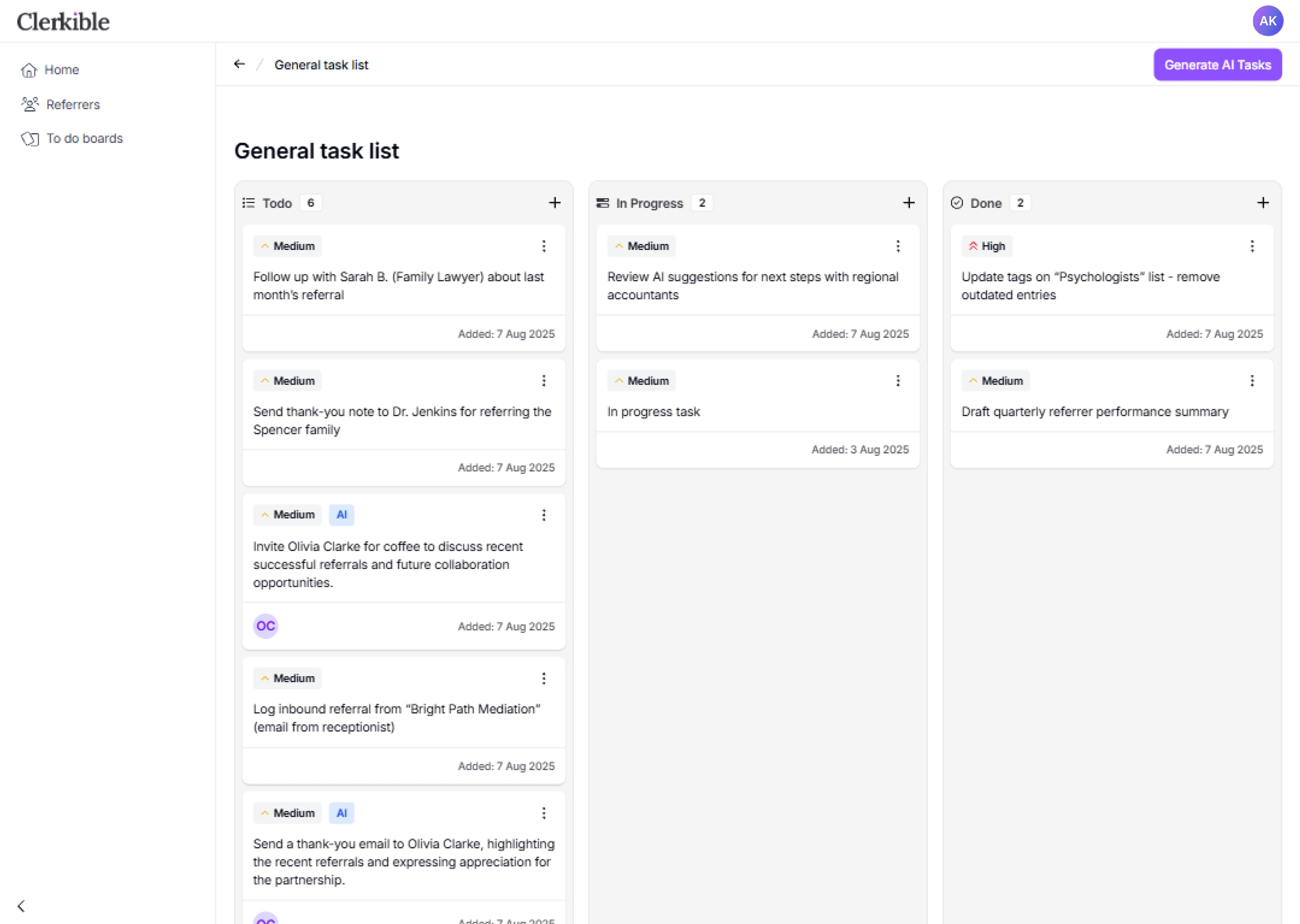 Organize Visually